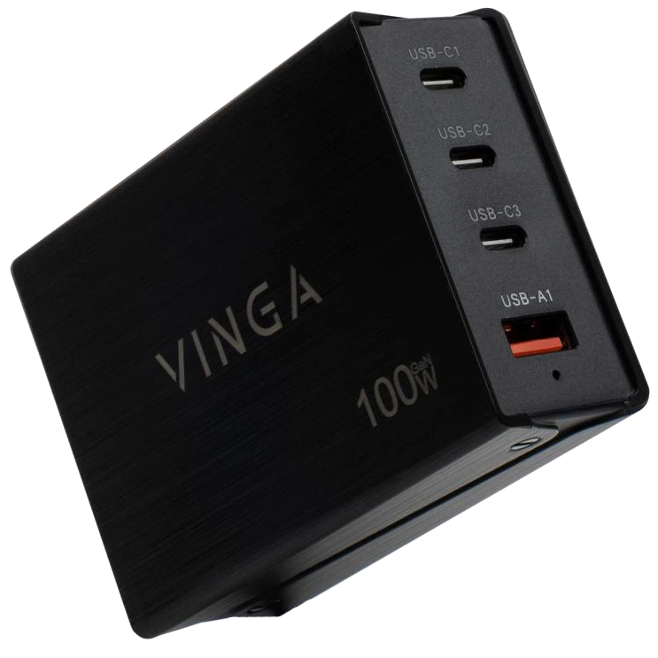 Vinga GaN 100W PD+QC Зарядний пристрій - Зображення 3