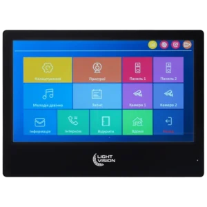 Light Vision SINGAPORE WiFi FHD BLACK (AI) 10" Відеодомофон