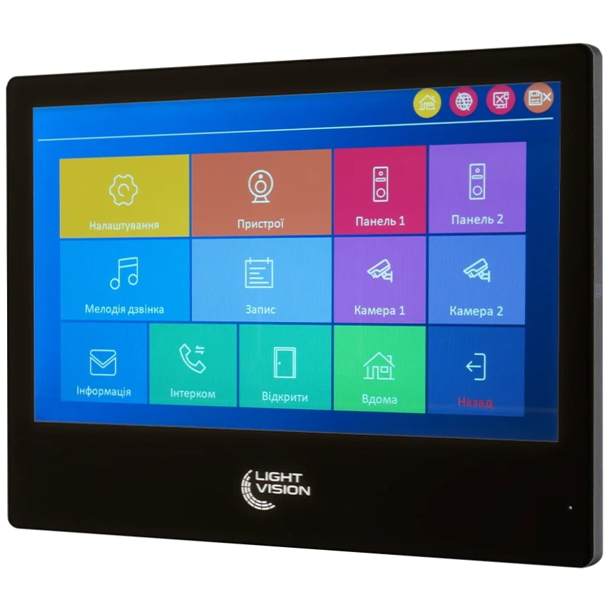 Light Vision SINGAPORE WiFi FHD BLACK (AI) 10" Відеодомофон - Зображення 3