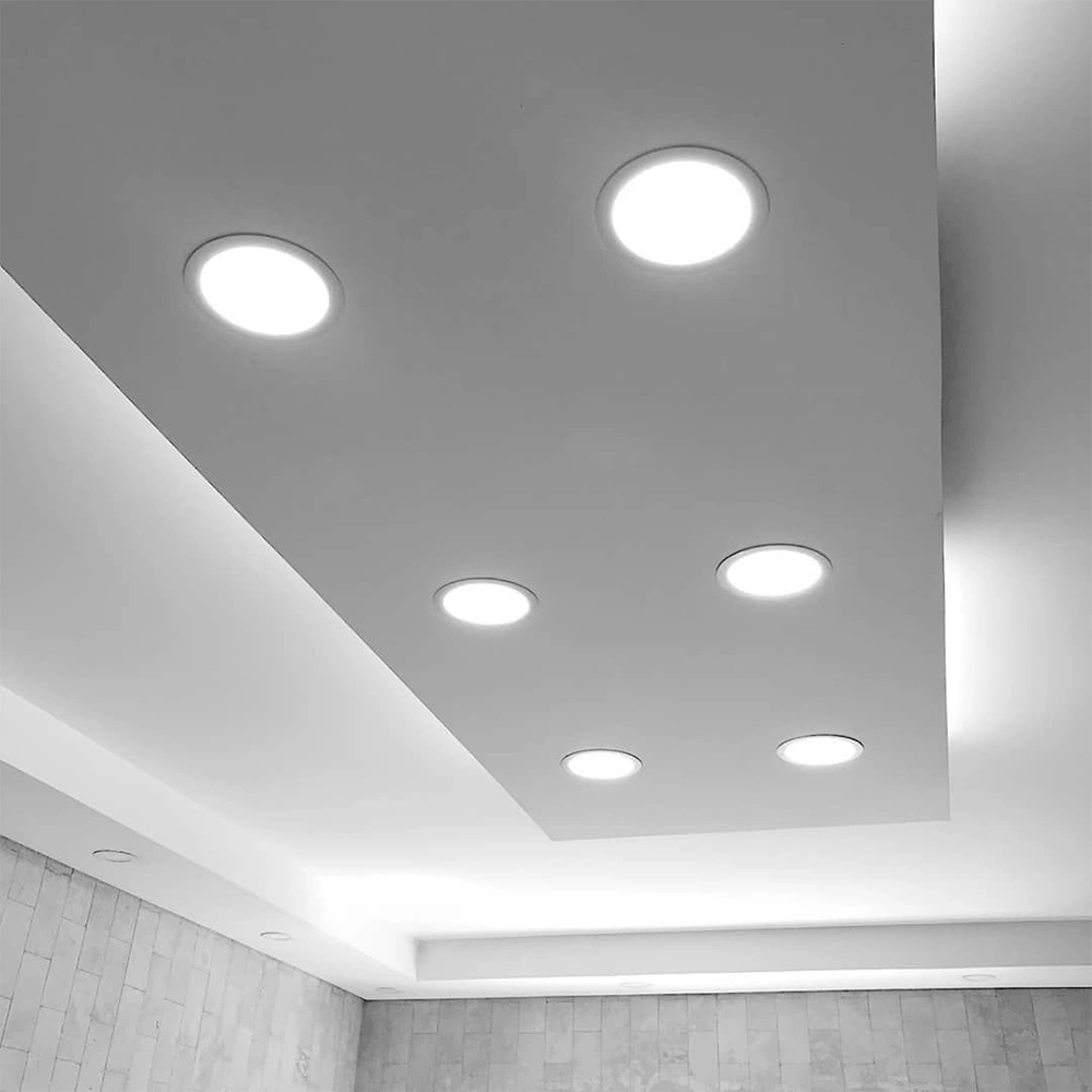 VIDEX 26W 5000K 220V LED світильник Back круглий - Зображення 5