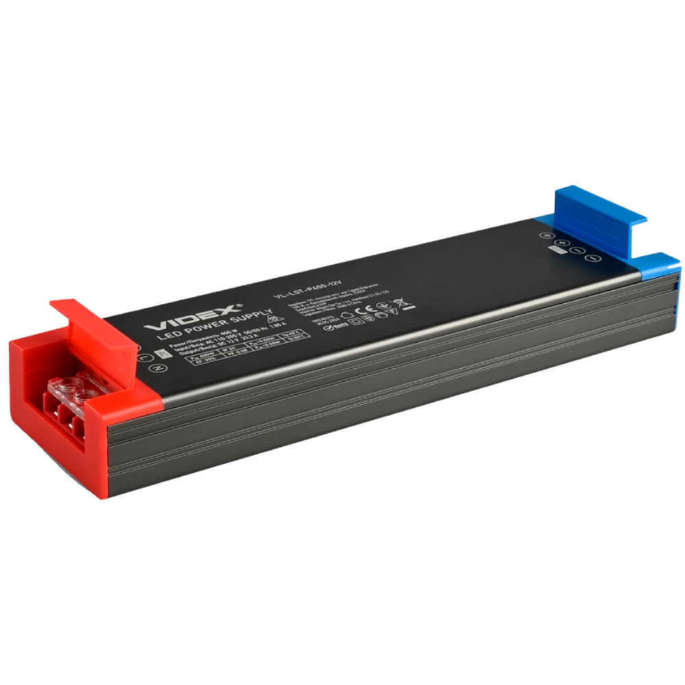 VIDEX (VL-LST-P400-12V) DC12V 33.3A 400W IP20 Блок живлення для LED стрічки