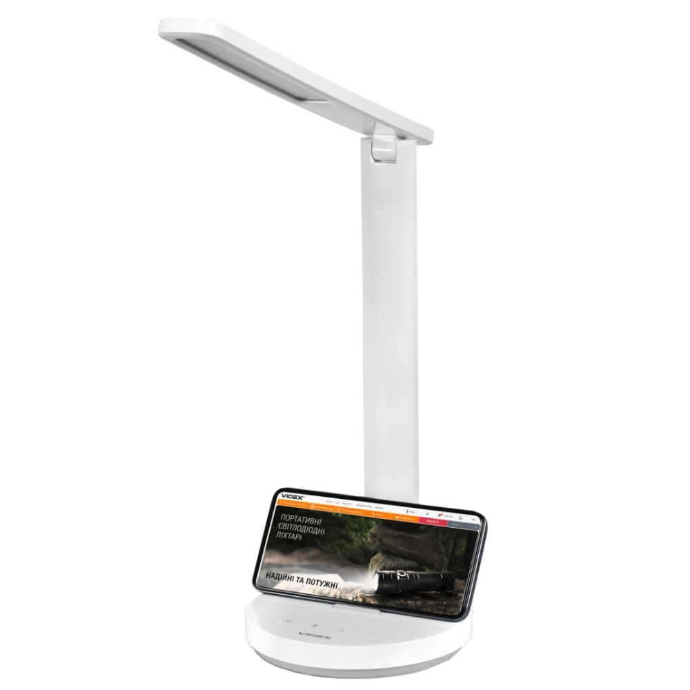 VIDEX VL-TF16W 5W 1800-5000K LED лампа настільна з акумулятором - Зображення 4