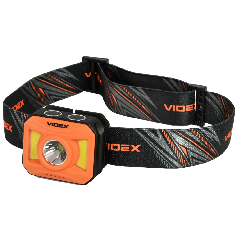 VIDEX VLF-H085-OR 400Lm 5000K Налобний світлодіодний ліхтарик