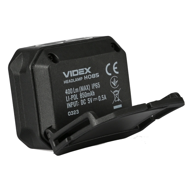 VIDEX VLF-H085-OR 400Lm 5000K Налобний світлодіодний ліхтарик - Зображення 5