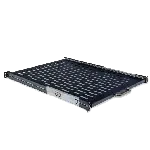 Voltronic Полиця висувна 19", 600мм глиб. (400..870 мм кріплення), чорна