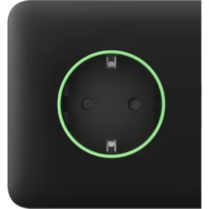 Бічна панель для вбудованої розетки Ajax SideCover for Outlet smart, Jeweler, бездротова, чорний