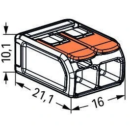 Wago COMPACT 221-612 0,5-6 mm² Клема - Зображення 3