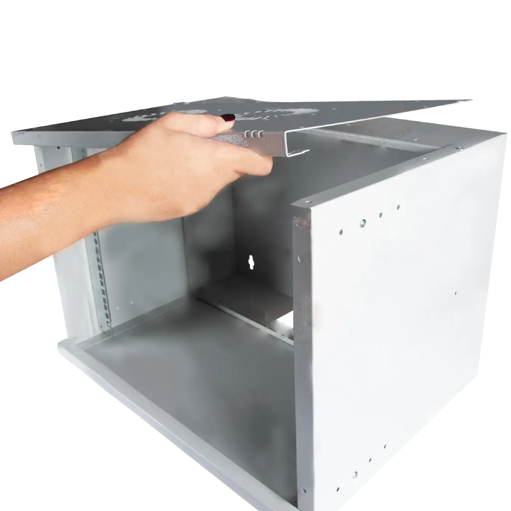 Hypernet WMNC-40-4U-SOHO-FLAT Шафа SOHO коммутаційна настінна 4U 540x400 розбірна - Зображення 4