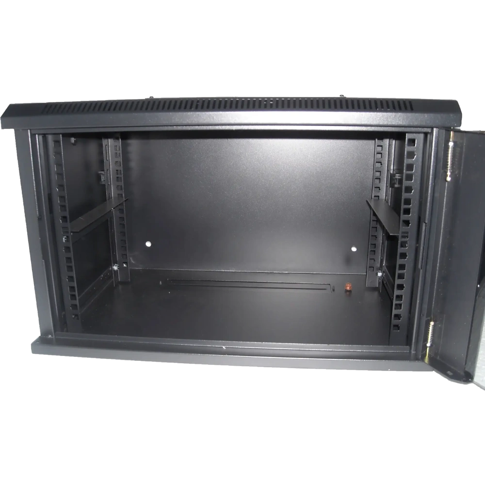 Hypernet WMNC-9U-FLAT-AC-BLACK Шафа коммутаційна настінна 9U 600x450 - Зображення 4