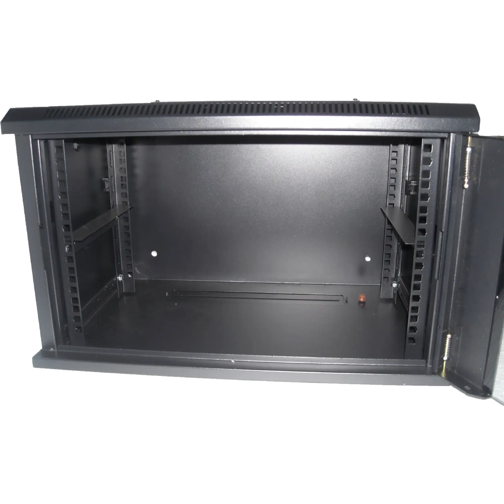 Hypernet WMNC66-15U-FLAT-AC-BLACK Шафа комутаційна настінна 15U 600x600 розбірна чорна - Зображення 3