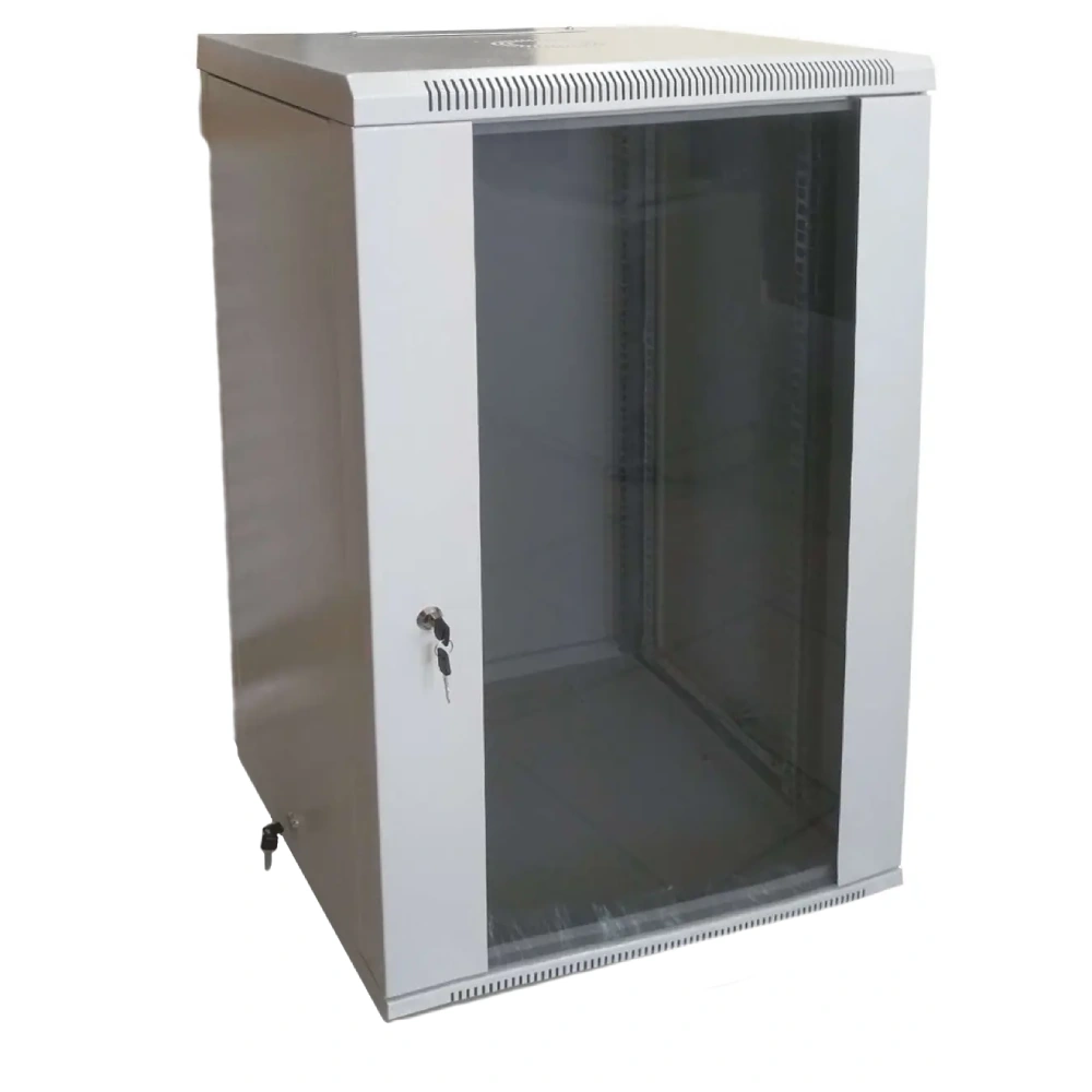 WMNC66-18U-FLAT Шафа 18U 600x600 мм Hypernet настінна розбірна