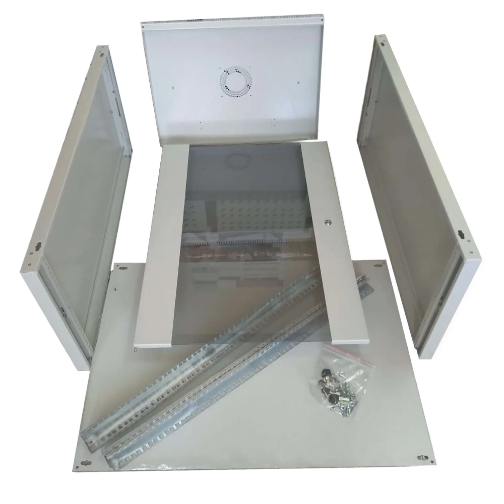WMNC66-18U-FLAT Шафа 18U 600x600 мм Hypernet настінна розбірна - Зображення 4
