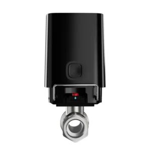 Розумний кульовий кран Ajax WaterStop 1/2" Jeweler, бездротовий, чорний