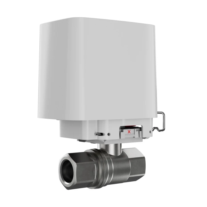 Розумний кульовий кран Ajax WaterStop 1/2" Jeweler, бездротовий, білий - Зображення 2