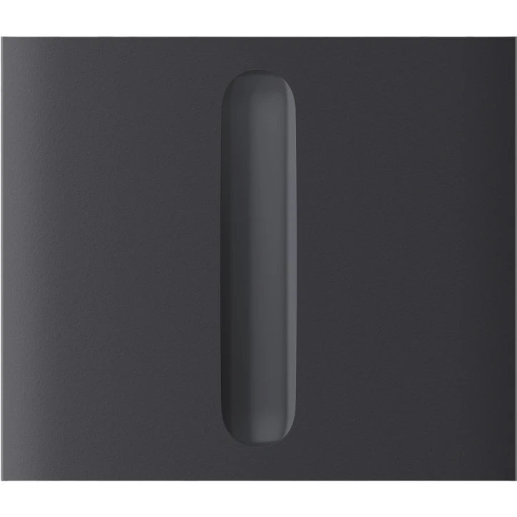Кнопка центральна для одноклавішного вертикального вимикача димера Ajax CenterButton Dimmer Vertical 1-gang 2-way for LightSwitch, Jeweler, бездротовий, graphite