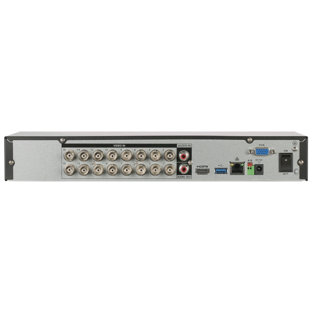 DH-XVR5116H-4KL-I3 16-канальний Penta-brid 4K-N/5MP WizSense Відеореєстратор Dahua - Зображення 3