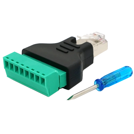 RJ-45(M) (8 контактів) з клемами під кабель Роз'єм - Зображення 3