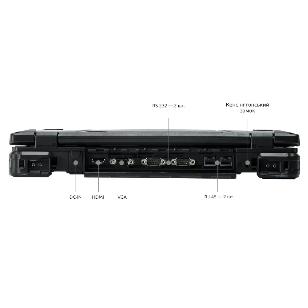 Durabook Z14I 14FHD AG Touch/Intel i5-1135G7/8/256F/int/W10P Ноутбук - Зображення 3