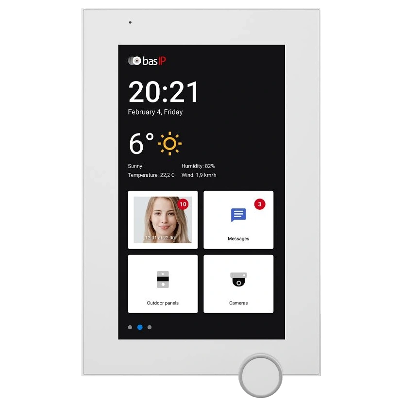 Bas-IP AZ-07LF white Android 7" Wi-Fi Відеодомофон - Зображення 3