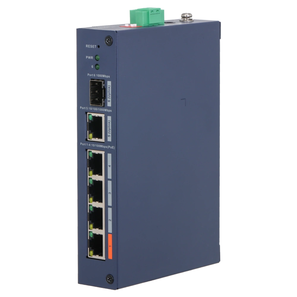 Dahua DH-CHS4106-4ET-60 PoE Комутатор 4 порти керований