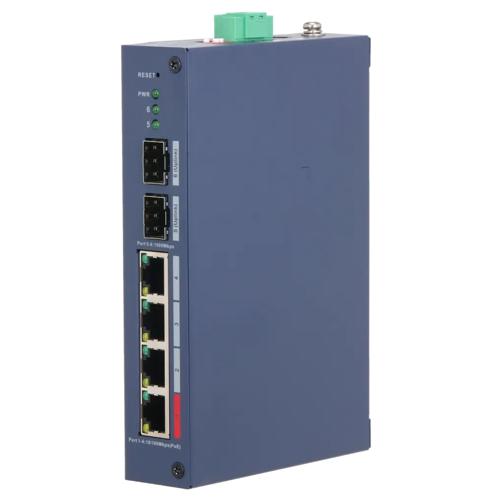 Dahua DH-CHS4206-4ET-90 PoE Комутатор 6 портів керований