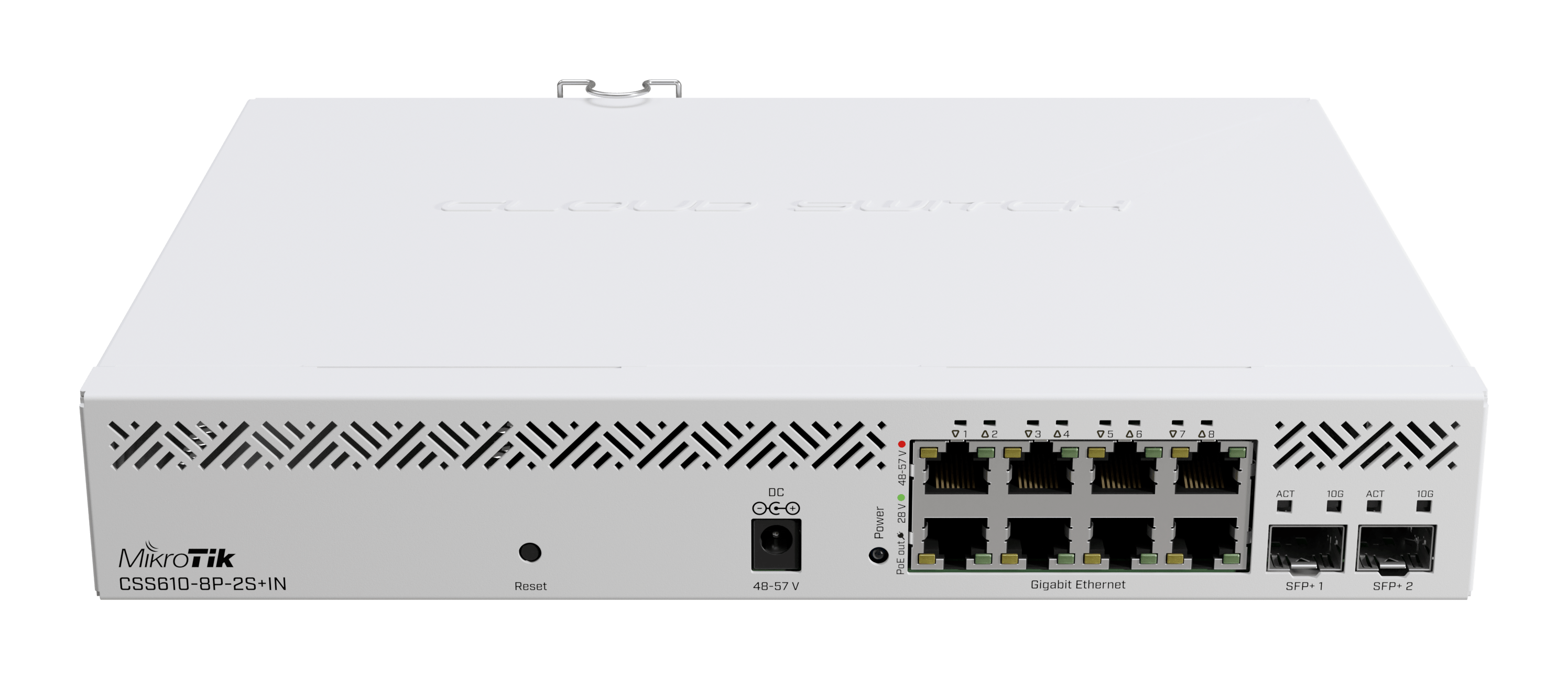 MikroTik CSS610-8P-2S+IN PoE Комутатор 8 портів керований