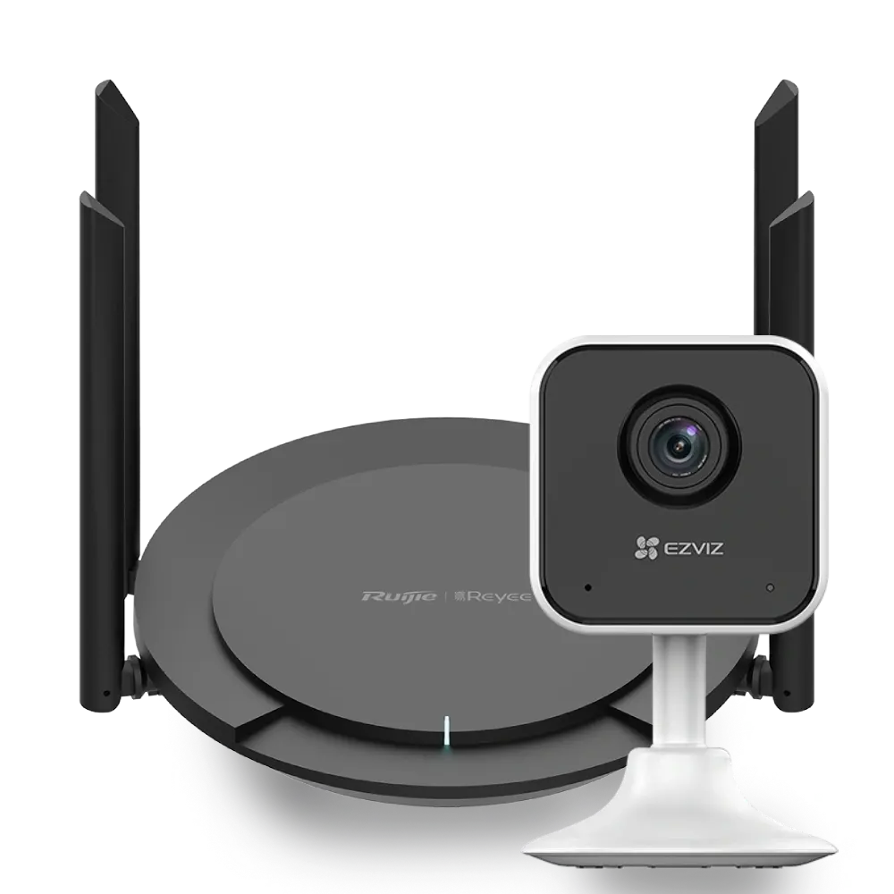 Ezviz CS-H1C (1080P) + Reyee RG-EW300 PRO Комплект