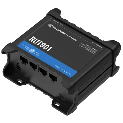 Teltonika RUT901 з 4G LTE, Wi-Fi Промисловий стільниковий маршрутизатор - Зображення 4