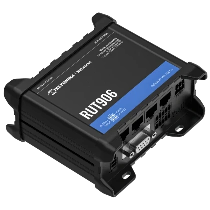 Teltonika RUT906 з 4G LTE, Wi-Fi, RS-232, RS-485 Промисловий стільниковий маршрутизатор - Зображення 2