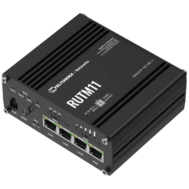 Teltonika RUTM11 Wi-Fi 5 Промисловий маршрутизатор - Зображення 3