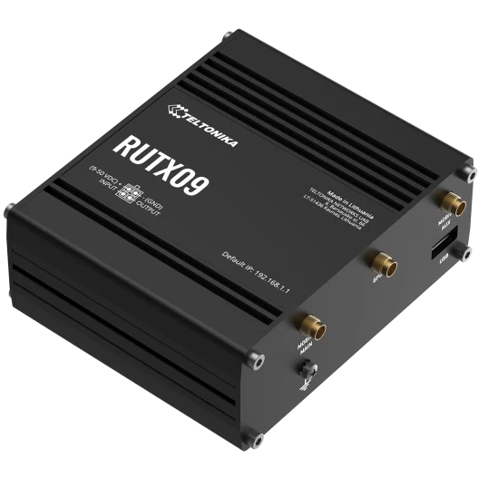 Teltonika RUTX09 IoT з 4G LTE, Wi-Fi Промисловий стільниковий маршрутизатор - Зображення 4
