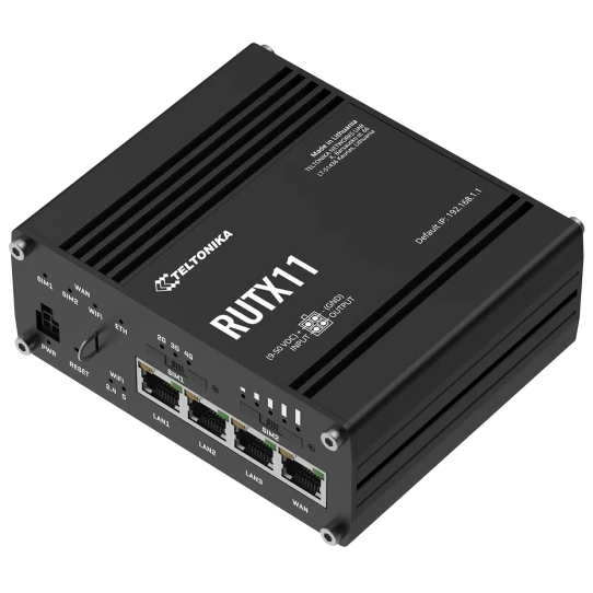 Teltonika RUTX11 Промисловий стільниковий маршрутизатор - Зображення 3