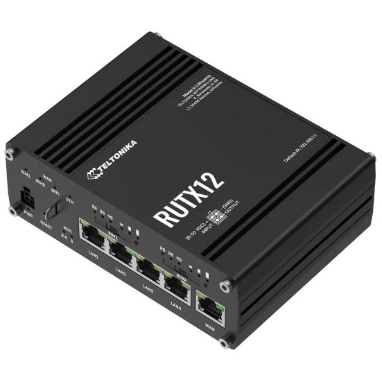 Teltonika RUTX12 Промисловий стільниковий маршрутизатор - Зображення 3