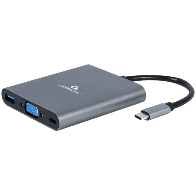 Cablexpert A-CM-COMBO6-01 USB-C 6-в-1 Док станція - Зображення 3