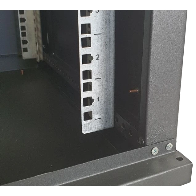 EServer 12U 600х600х637 скло, чорна Шафа - Зображення 4