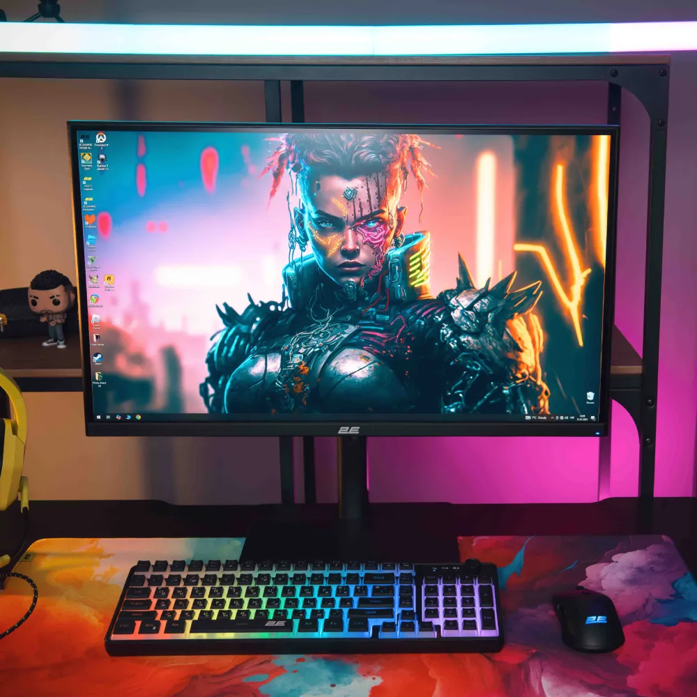 2E E2425B 23.8" D-Sub, HDMI, VA, 100Hz, FreeSync Монітор - Зображення 7