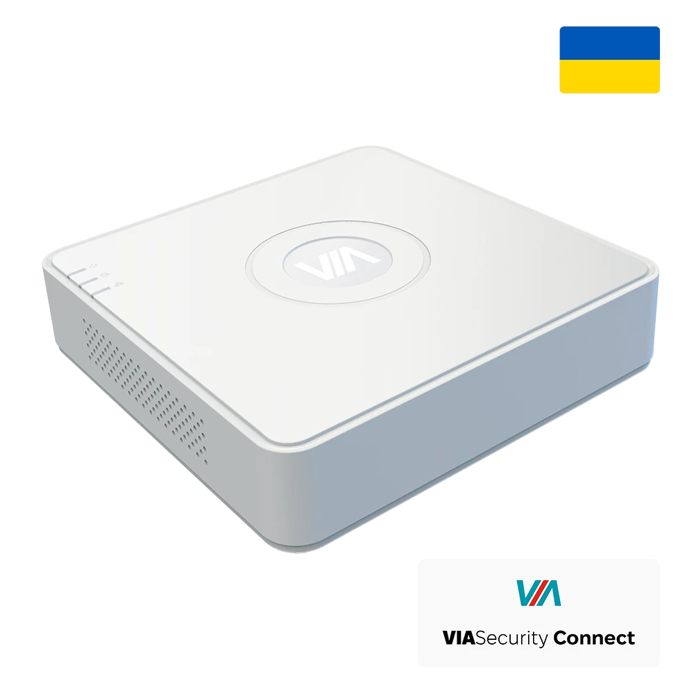 VIA-NVR04V1Q 4-канальний Відеореєстратор VIASecurity