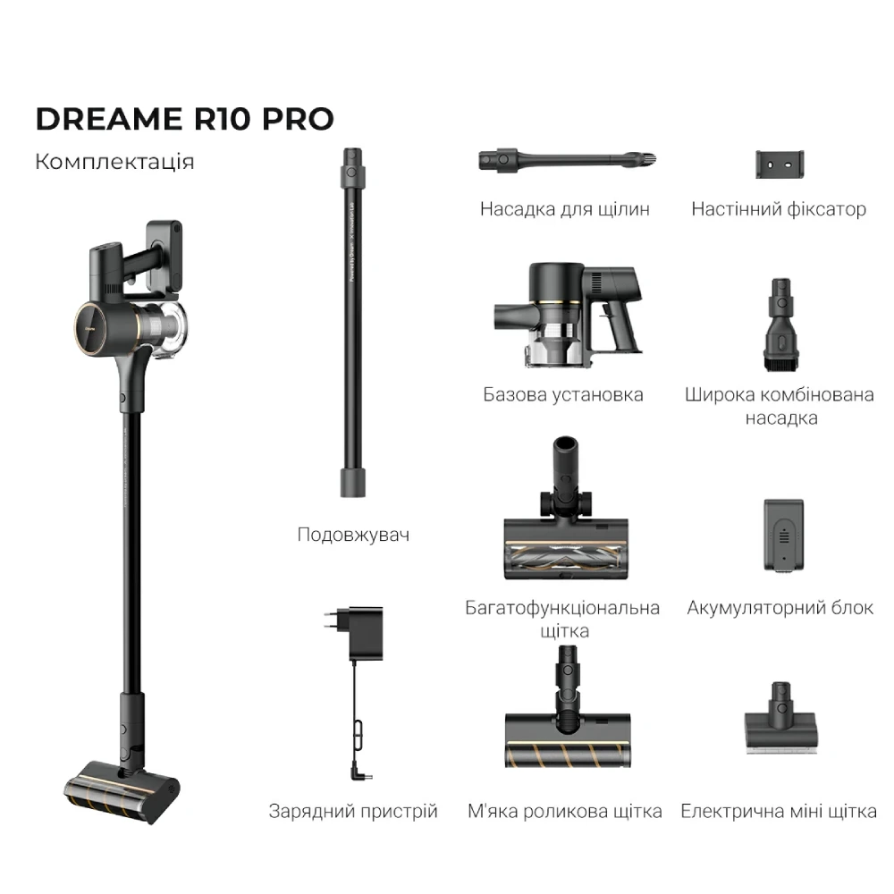 Dreame R10 Pro (VTV41B) Акумуляторний пилосос - Зображення 2