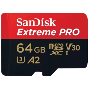 SanDisk microSD 64GB C10 UHS-I U3 Extreme Pro V30 + SD Карта пам'яті