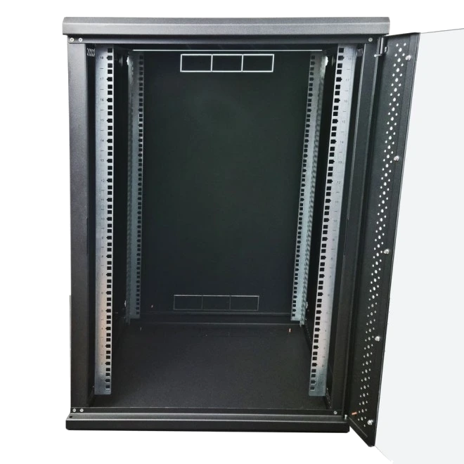 EServer 18U 600х500х907 скло, чорна Шафа - Зображення 2