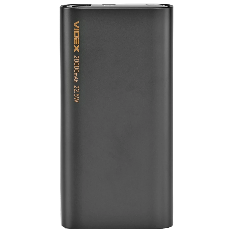 VIDEX VPB-320 22.5W Black 20000mAh Повербанк