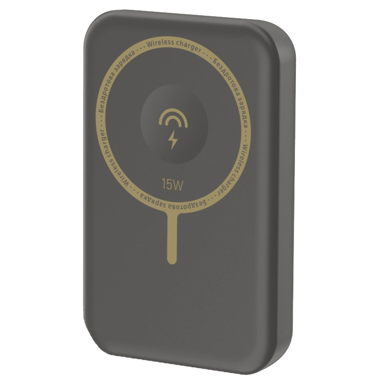 VIDEX VPB-W102 PD20W Grey 10000mAh Повербанк з бездротовою зарядкою
