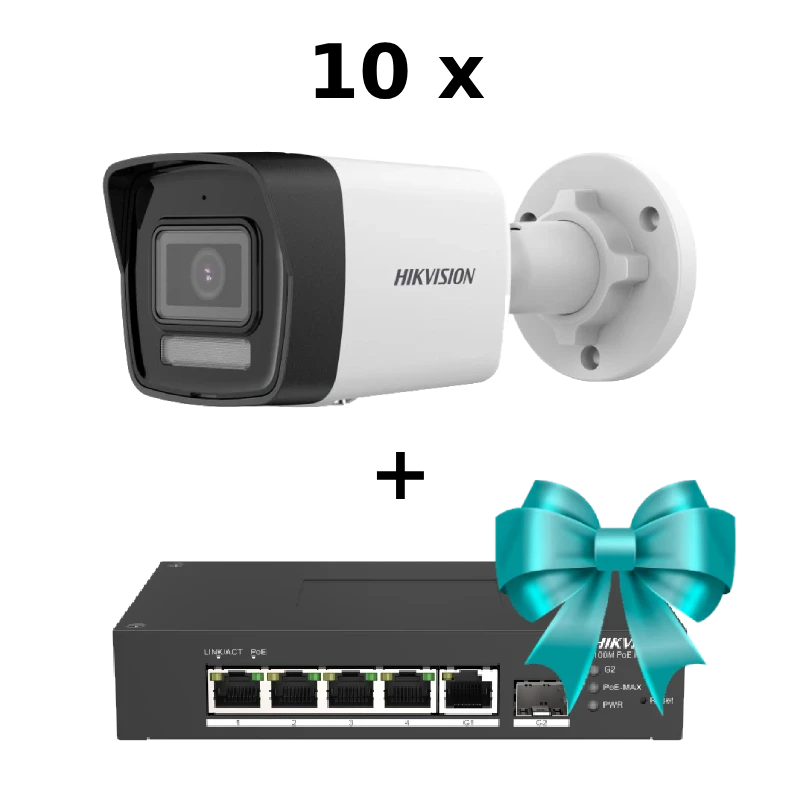 DS-2CD1043G2-IUF 4МП (2.8мм) з мікрофоном IP відеокамера Hikvision