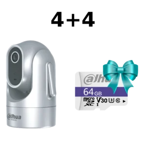 DH-H4C-GE 4МП PT Wi-Fi Комплект Dahua 4+4