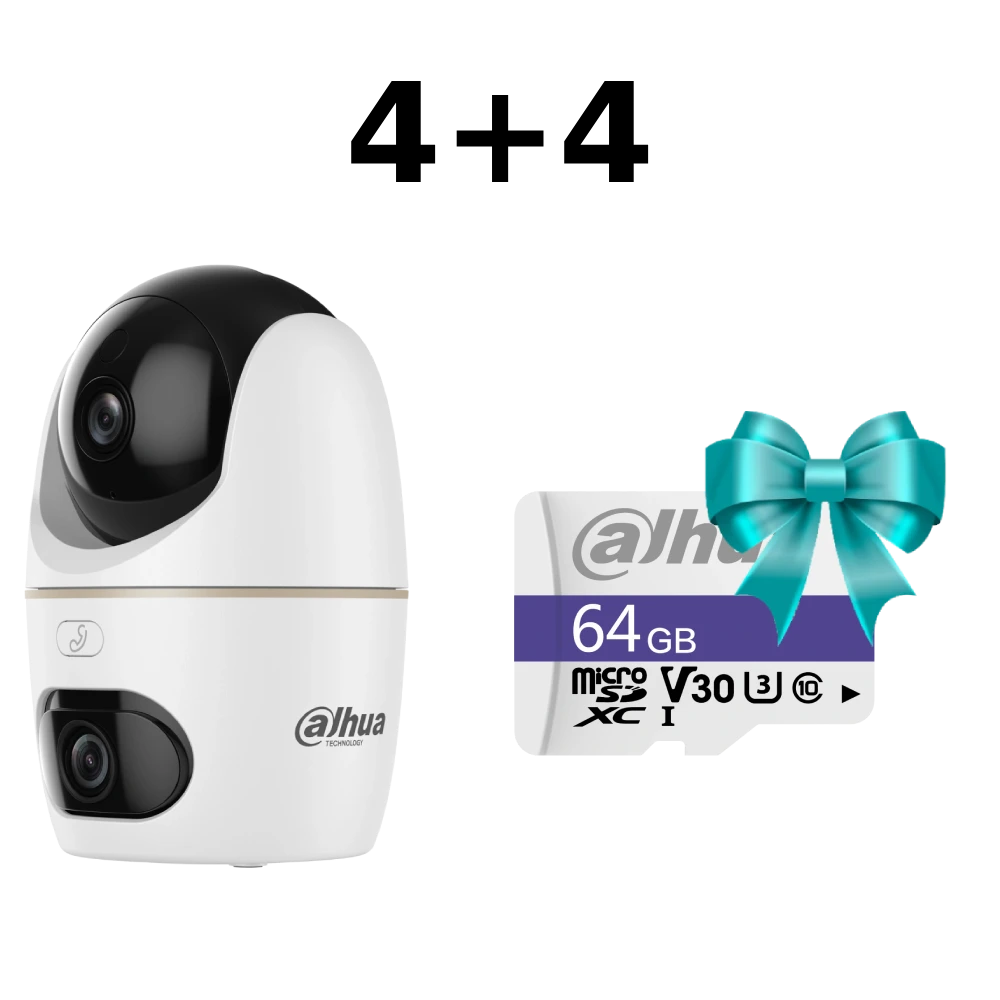 DH-H5D-5F 5МП Wi-Fi панорамна Комплект Dahua 4+4
