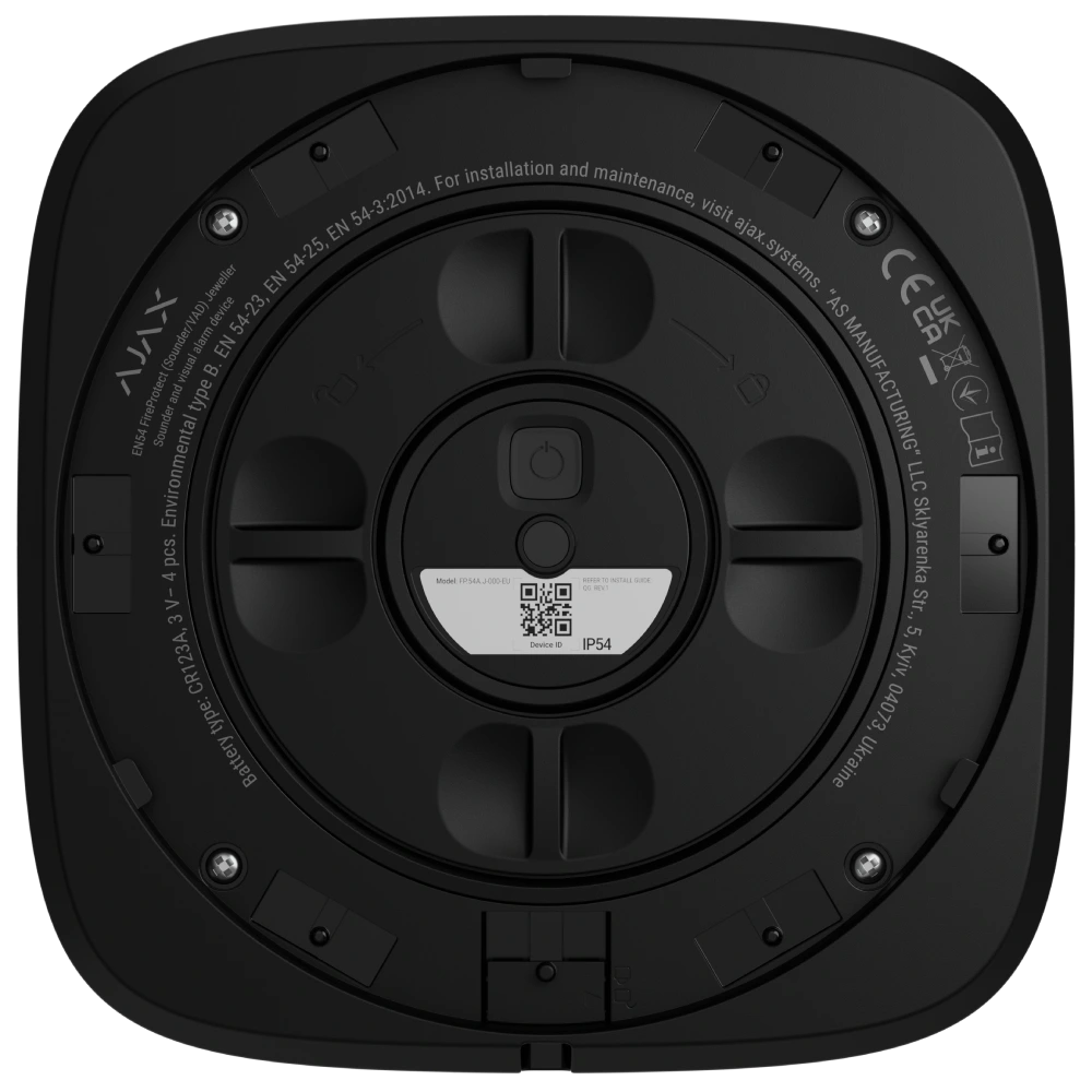 Ajax EN54 FireProtect (Sounder) black пожежний звуковий Сповіщувач - Зображення 5
