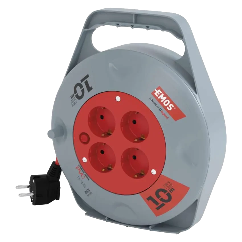 EMOS P19510 10м SCHUKO Подовжувач на котушці