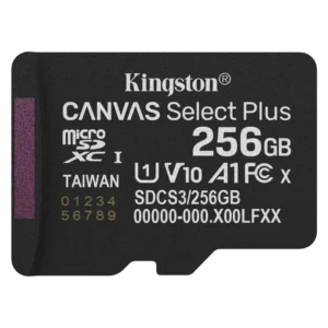 Kingston microSD 256GB C10 UHS-I A1 V10 R150MB/s Карта пам'яті