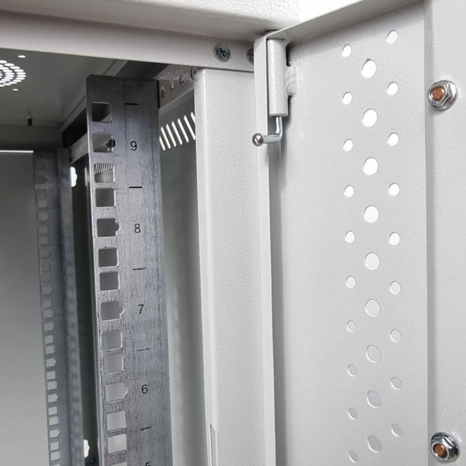 EServer 9U 600х500х503 скло, сіра Шафа - Зображення 3