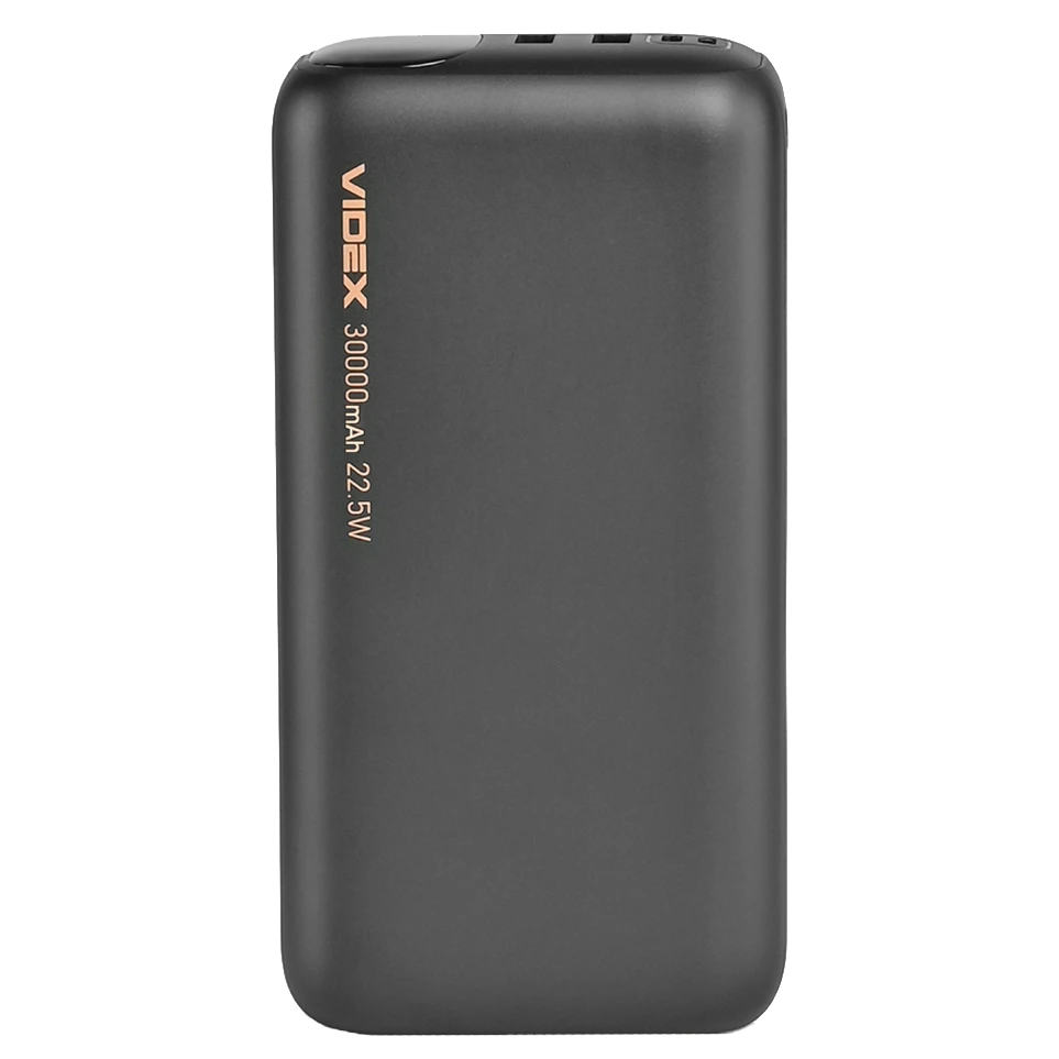 VIDEX VPB-297 22.5W Black 30000mAh Повербанк - Зображення 5